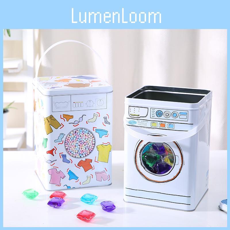 Storage Tinplate Foldable Box With Lid Desktop Organizer For Study Decor Room