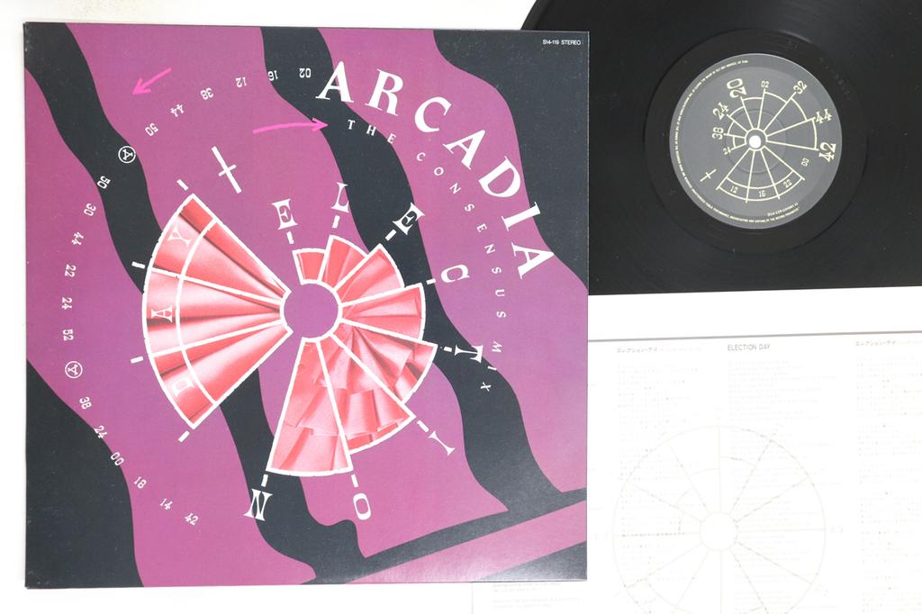 12inch Record ARCADIA - Election Day (The Consensus Mix)(7i S14119 EMI 1985 Japan Rock Used