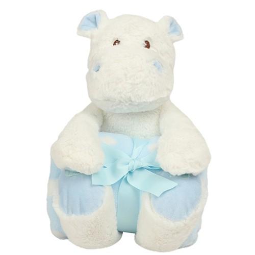 Mumbles Hippo Blanket & Toy Set