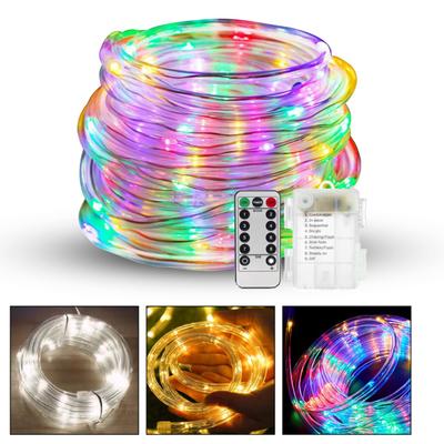 LED světelný řetěz Dlouhotrvající DIY dekorace Okrasné pouliční pohádkové lampy Vánoční LED světlo na párty