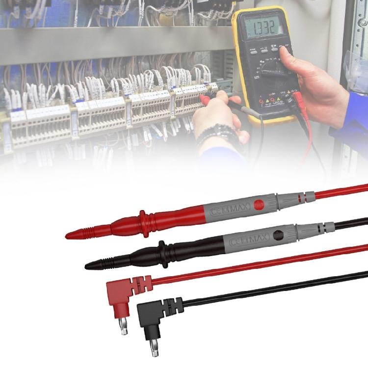 Heat Resistant Multimeter Test Leads  with PVC Insulation Multimeter Probes Leads  with Tip Pair for Stable Measurements