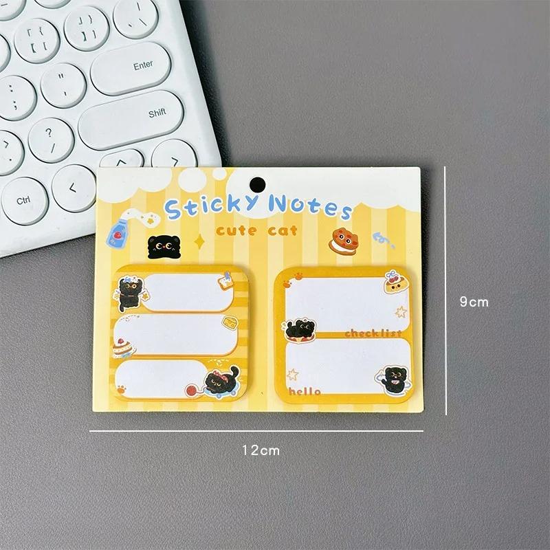 60 Sheets Cute Sticky Note Decorate Post Memo Pad Cartoon Stickers School Office Student Stationery Message Notes Sticker