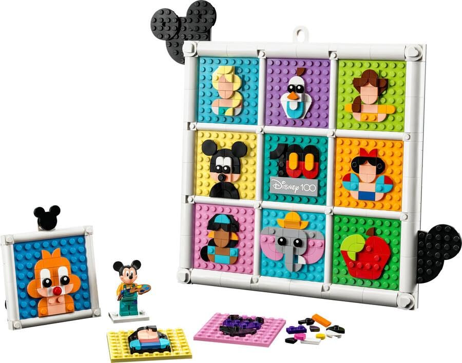 LEGO Disney 100: Disney's 100th Anniversary Collection of Popular Characters! 43221 Toy Blocks, Gift, Fantasy, for Girls Ages 6 and Up