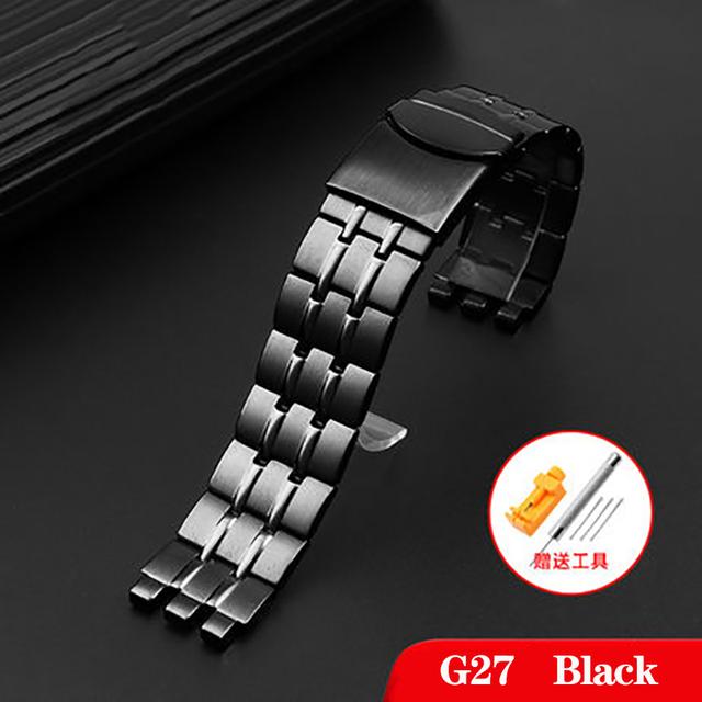 

Металлический ремешок для часов из нержавеющей стали 17 мм 19 мм 21 мм для Swatch YGS749G YCS Yas YGS IRONY керамический мужской женский ремешок-браслет 21mm