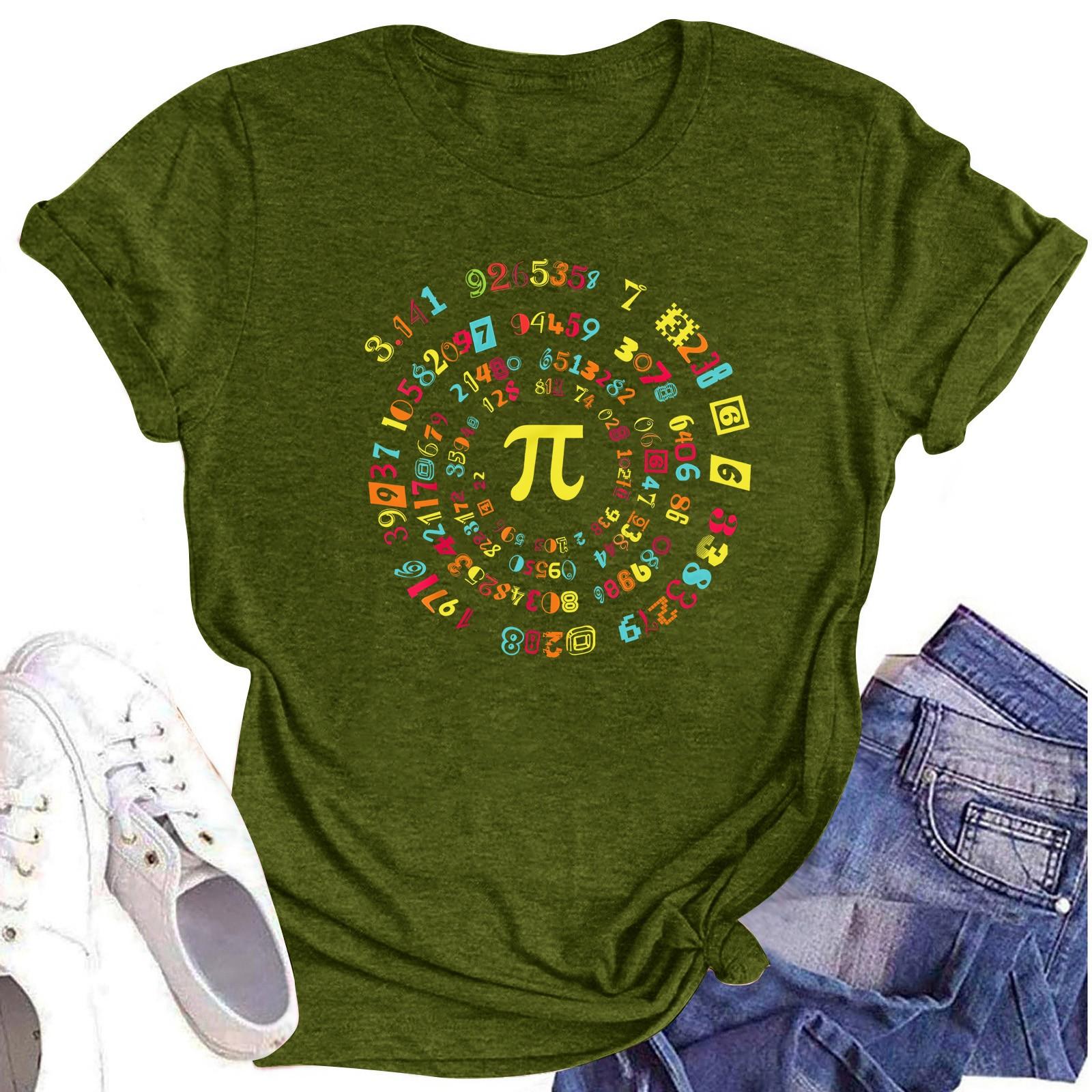 

Футболки с короткими рукавами для женщин, модные топы, легкие и мягкие повседневные летние наряды, одежда L армия зеленый