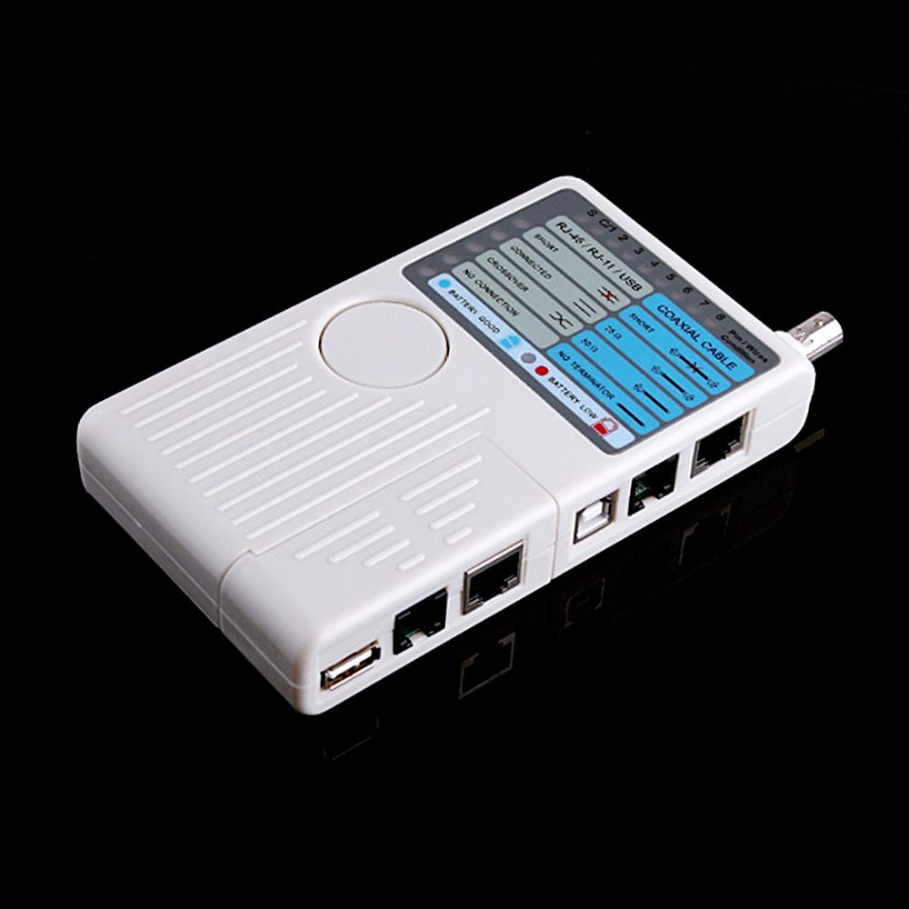 4 in 1 Remote RJ11 RJ45 USB BNC LAN Network Phone Cable Tester Meter Device Machine