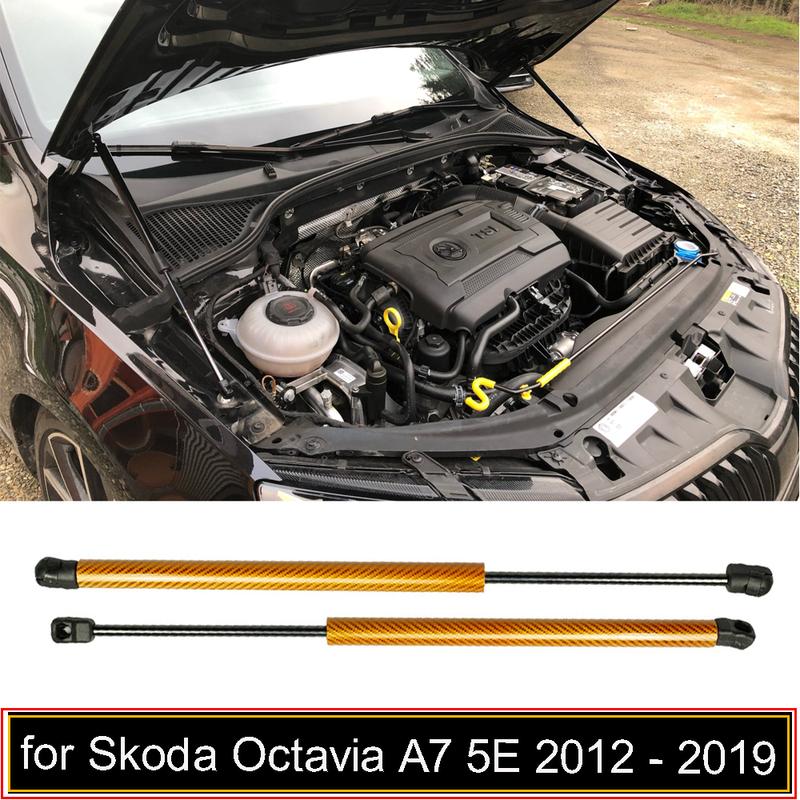 Motorhauben-Zylinder für Skoda Octavia Mk3 5E 2012- Gasdruckfedern Hubstützen Kolbenstangen Stützstreben Stoßdämpfer