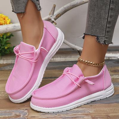 Zapatos de Lona de Moda para Mujer Verano Casual Zapatillas de Lona Transpirable Mocasines Zapatos de Plataforma Mujer Zapatos de Diseñador Zapatos De Mujer