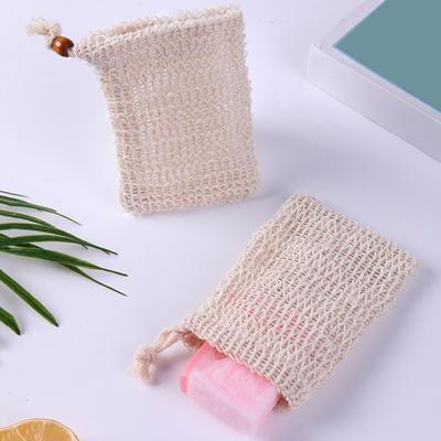 Soap Saver Bag with Drawstring Exfoliating Pouch Super Soft Friendly To Skin Reusable Foaming Drying Mesh Soap Bag