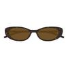 Gucci Personalized Design Injection Molded Cat Eye Sunglasses Men's Brown