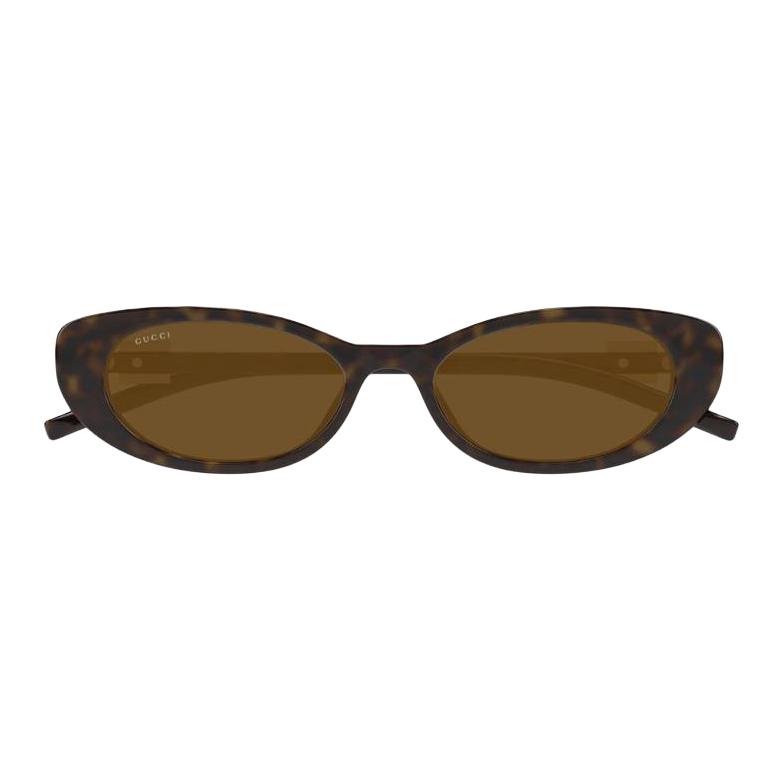 

GUCCI Personalized Design Injection Molded Cat Eye Sunglasses Men s Brown F коричневый
