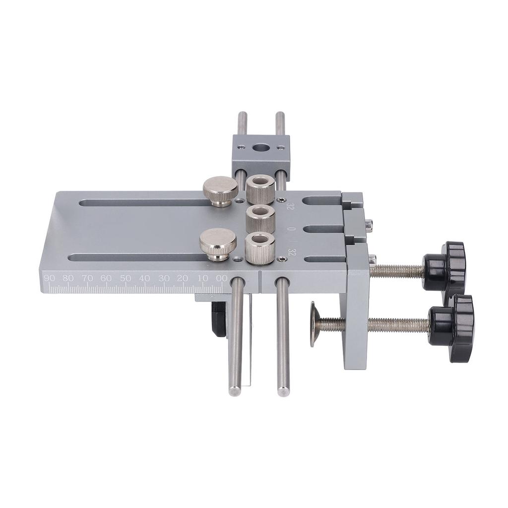 Drilling Guide Power Tool 3 in 1 Aluminium Alloy Self Centering Handheld Dowel Jig for Woodworking