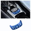 3x Blue Aluminum Alloy Car Central Hold Off Button Cover For Toyota CHR 16-21