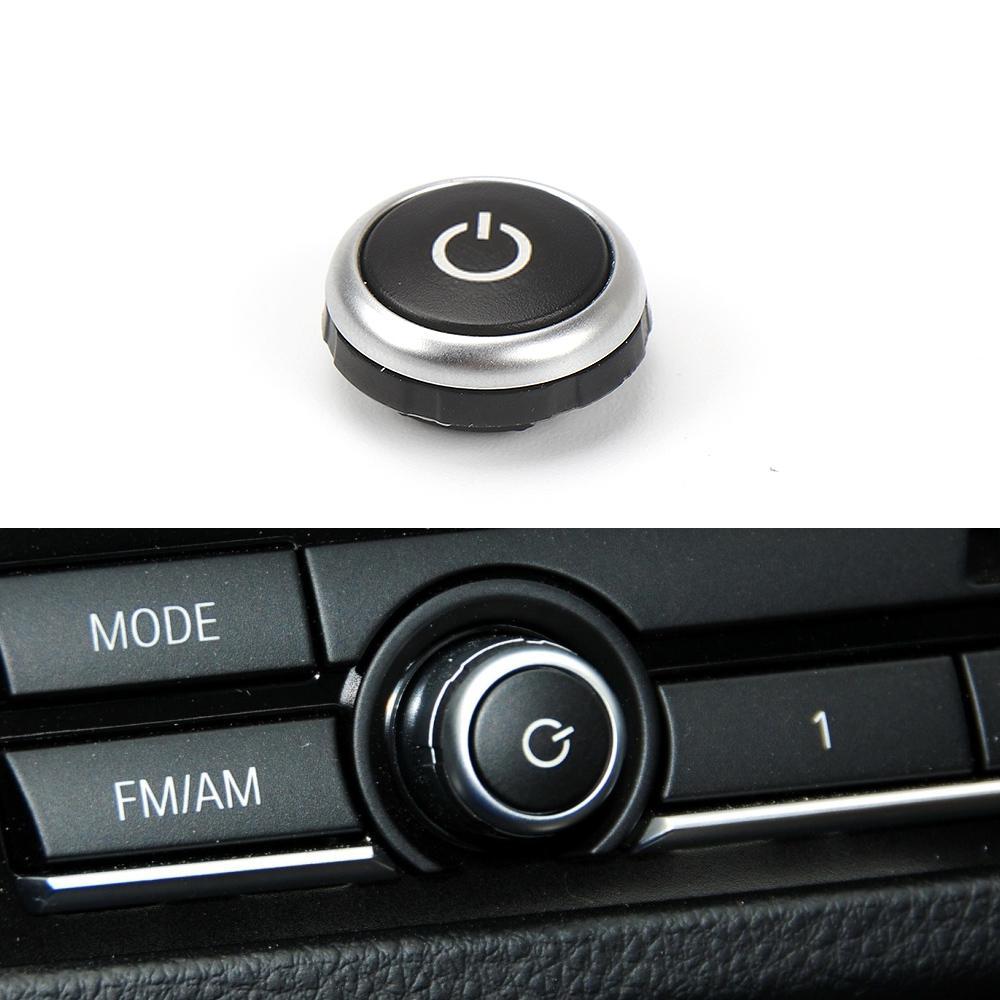 Car Radio Switch Knob CD Volume Button Suitable for BMW 5 7 Series X5 X6 F02 F07 F10 F15 F16 64119350272