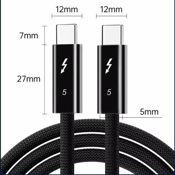 Thunderbolt 5 TYPE-C Cable, 120Gbps High-Speed, Full-Function, In Stock