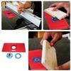 1 Set Aluminum Router Table Insert Plate High Quality w/ 2 Router Insert Rings For Trimmer Woodworking Benches Router RT0700C