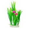 Aquarium Decoration Realistic Plastic Water Plant Simulation Tillandsia with Base for Various Fishtanks Fish Hideouts