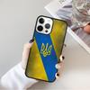 Vintage U=kraine Flag Painted Bling Phone Case For iPhone 17 Air 16 15 14 Ma Plus 11 12 13 Pro Ma Cover coque