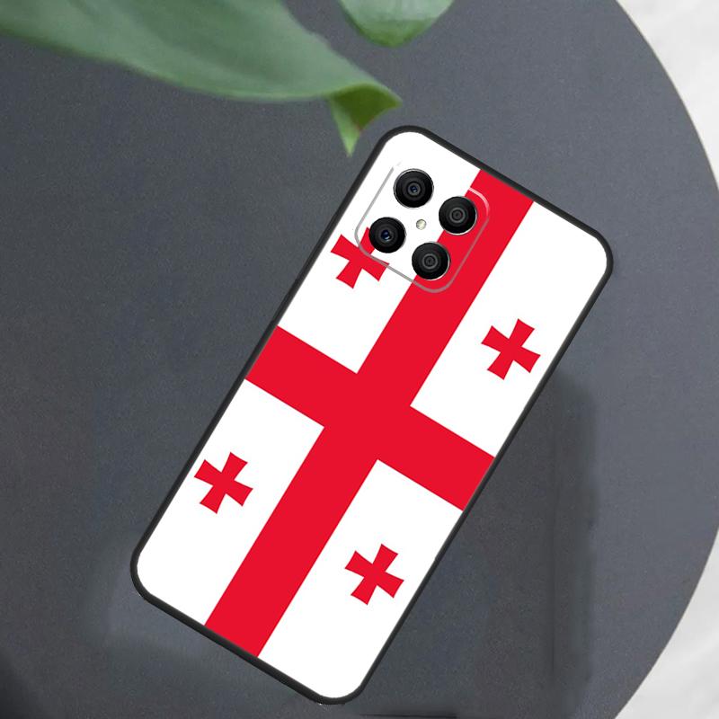 Georgia Grunge Flag For Honor Magic 7 Lite 6 5 8 Pro Case For Honor 200 400 70 90 X8c X8b X9a X9b X9c X9d Win RT