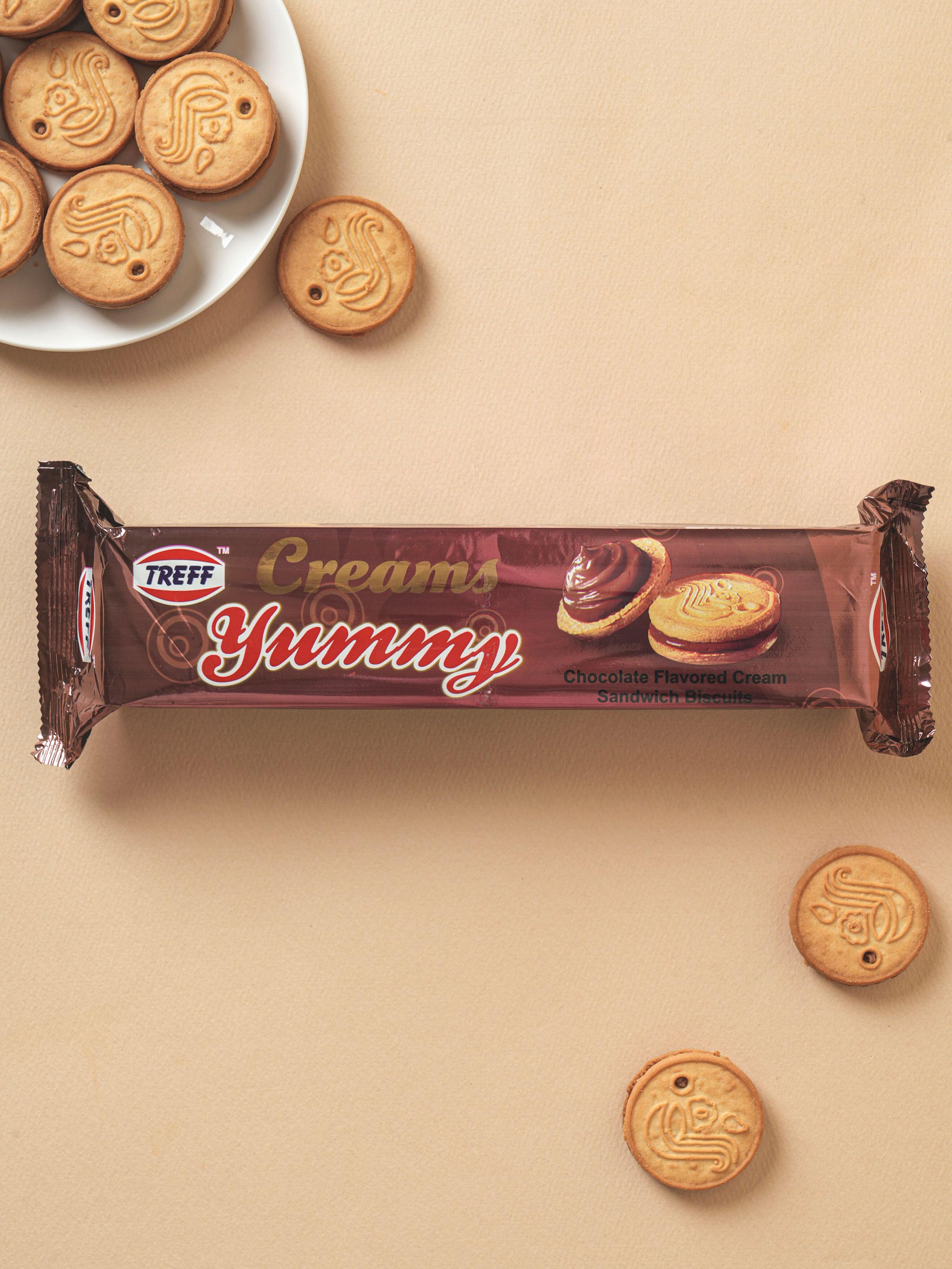 Yummy Chocolate Flavored Biscuits 160g 1ea