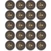 20 Sets   Rivet 24mm Diameter Vintage Decorative Zinc Alloy   Head Rivet Button with 7mm Screws