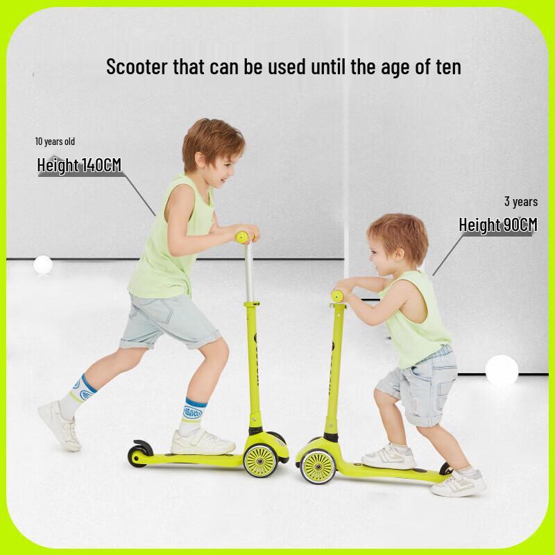 COOGHI Kids Foldable Scooter Adjustable