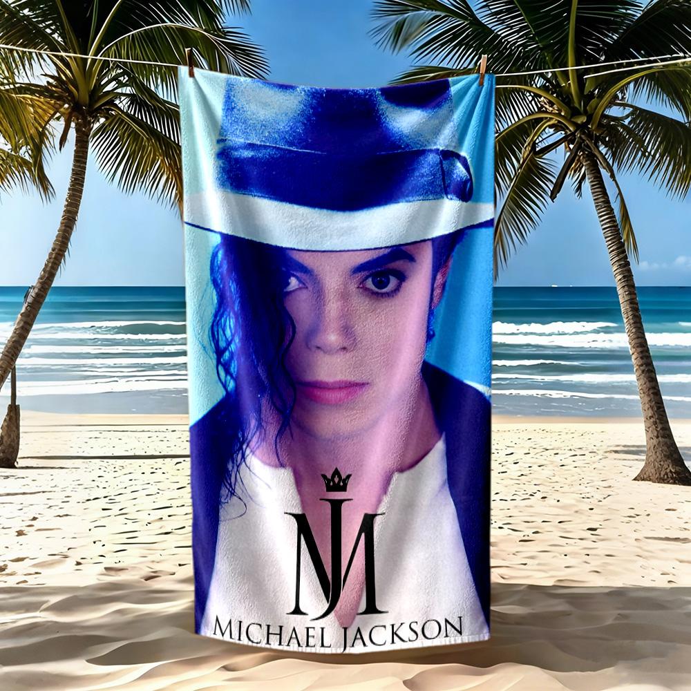 Michael Jackson Superstar Strandtuch Schnelltrocknend Weiche Mikrofaser Bequem Leicht