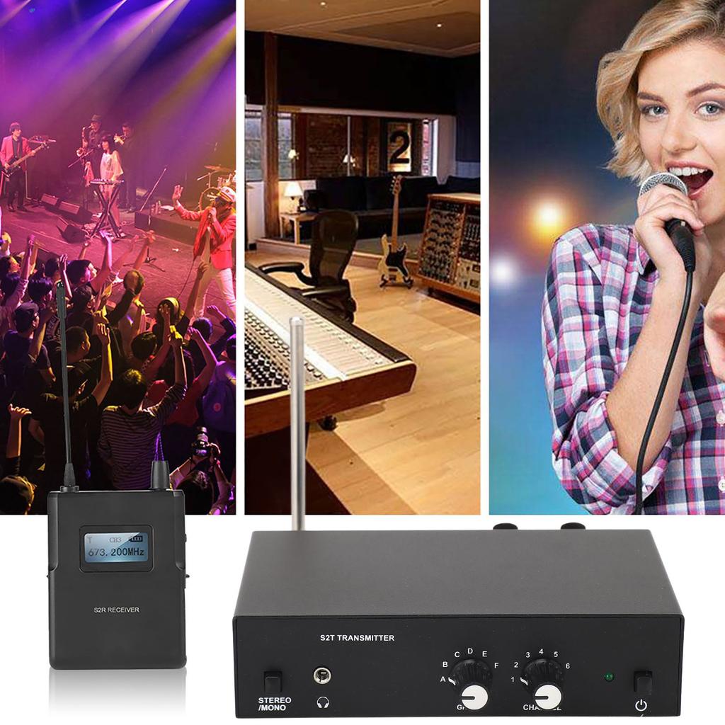 For ANLEON S2 UHF Stereo Wireless Monitor System In Ear System 670680MHZ