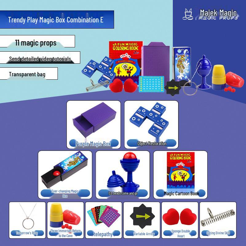 Magic Props Set: Educational Performance Kit for Boys and Girls - Perfect Festival or Birthday Gift