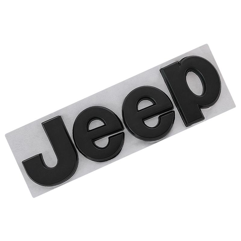 13.5X4cm Metal for Jeep Grand Cherokee Wrangler Renegade Patriot Compass Liberty Commander Car Front Trunk Side Emblem Stickers