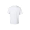 Puma Einfarbig Locker Geschnitten Rundhalsausschnitt Kurzarm Überschnittene Schultern T-Shirt Unisex T-Shirt Weiß 682915-02