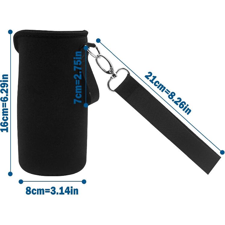 Compatible with Contigo Coffee Cup Sleeve,Cold Drinks Reble Neoprene ulated Sleeves Cup Cover,Coffee Mugs Holder with Handle Strap for 16oz Contigo