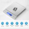 Digital Kitchen Scale Mini Pocket Stainless Steel Precision Jewelry Electronic Balance Weight Gold Gram 0.01/500g Weigh Scales