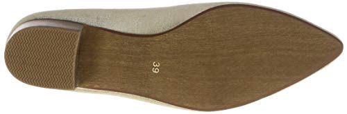 Enchanted Women's Water-Repellent Pointed Pumps 17042B, Platinum, Size 39