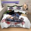 Custom Textile Stitch Adventure Bedding 3 Piece Set HD Print Duvet Cover Pillowcases for Teens Adult Bedroom Decoration