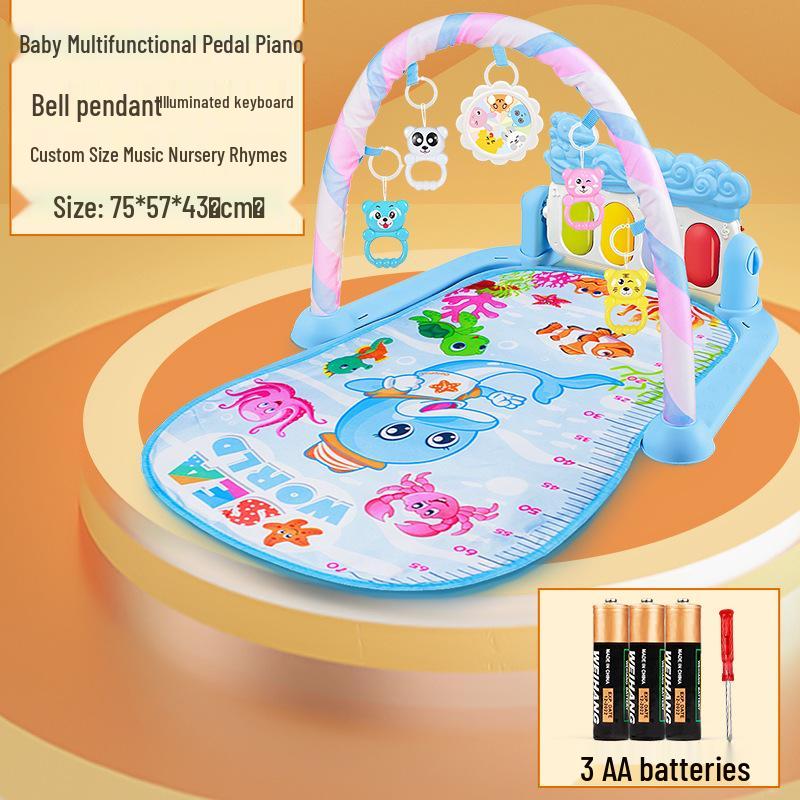 Baby Kick Piano Music Mat and Mobile: Activity Gym for Infants