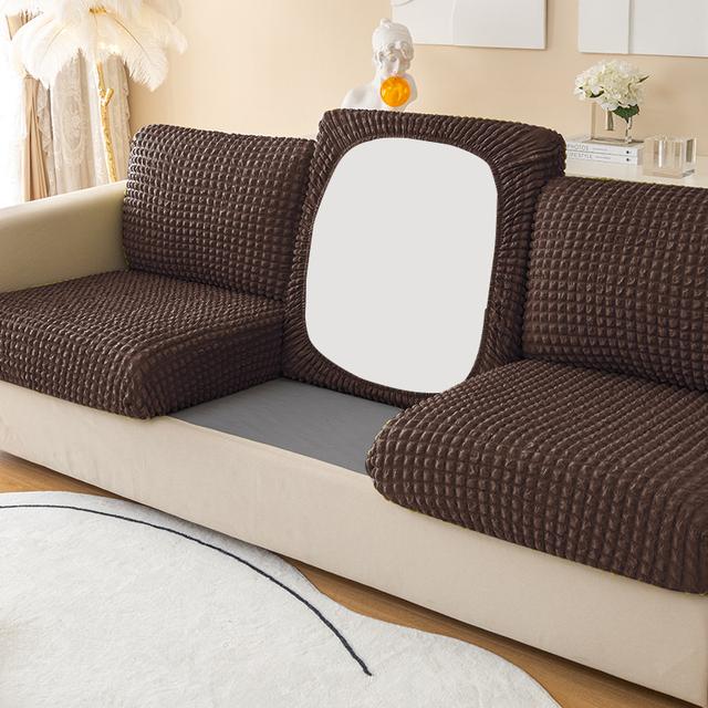 Bubbles Pattern Sofa Seat Cushion Cover For Living Room Stretch Couch Cover Furniture Protector Corner L -Shape