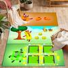 Tappeto Avventura con Blocchi Numerici Tappeto da Pavimento Tappeto per Ufficio Perfetto per Corridoio Aree Gioco Stanza del Dormitorio Decorare la stanza Tappeto Antiscivolo Decorare Uffici