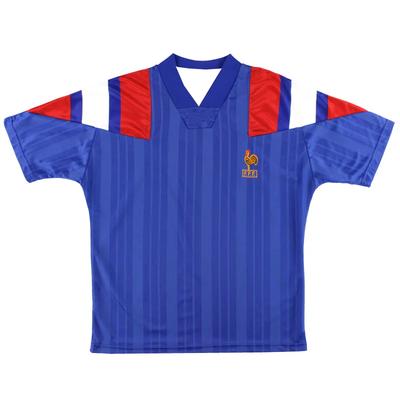Męska Retro Koszulka Piłkarska w Stylu Francuskim Szybkoschnąca Oddychająca V-Neck Krótki Rękaw Koszulka Treningowa Piłkarska Dla Fanów