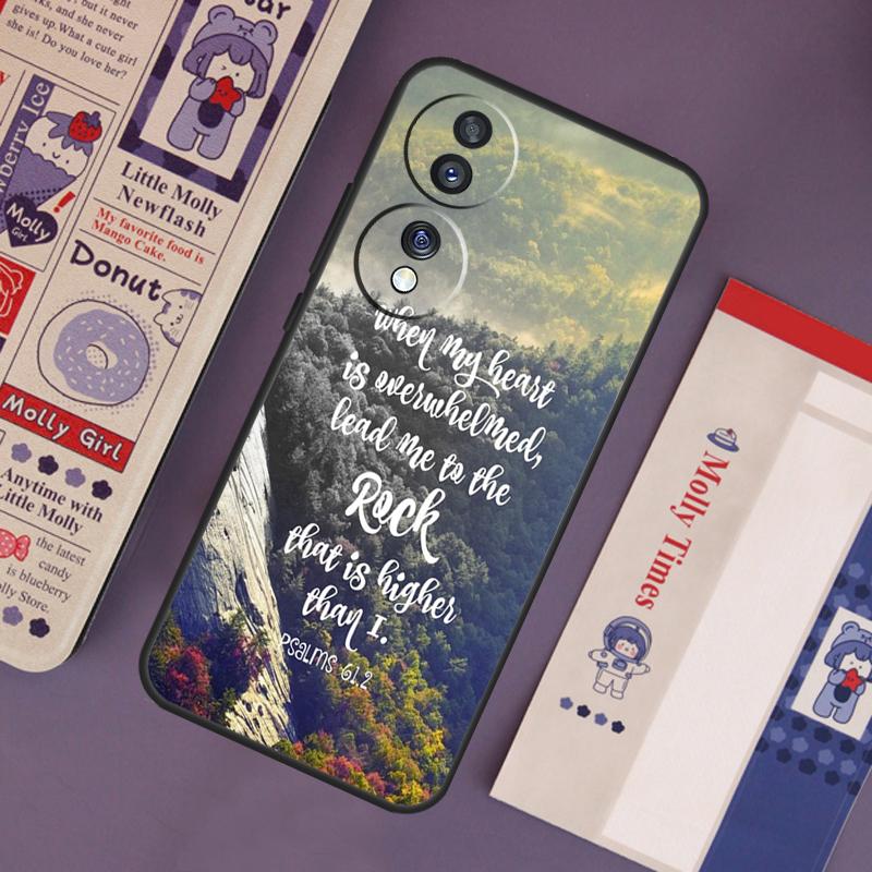 

Christian Psalms Funda For Honor Magic 5 Pro X6 X7 X8 X9 X7a X8a X9a 8X 9X 10 50 70 90 Magic 4 Lite Case Honor Magic5 Lite