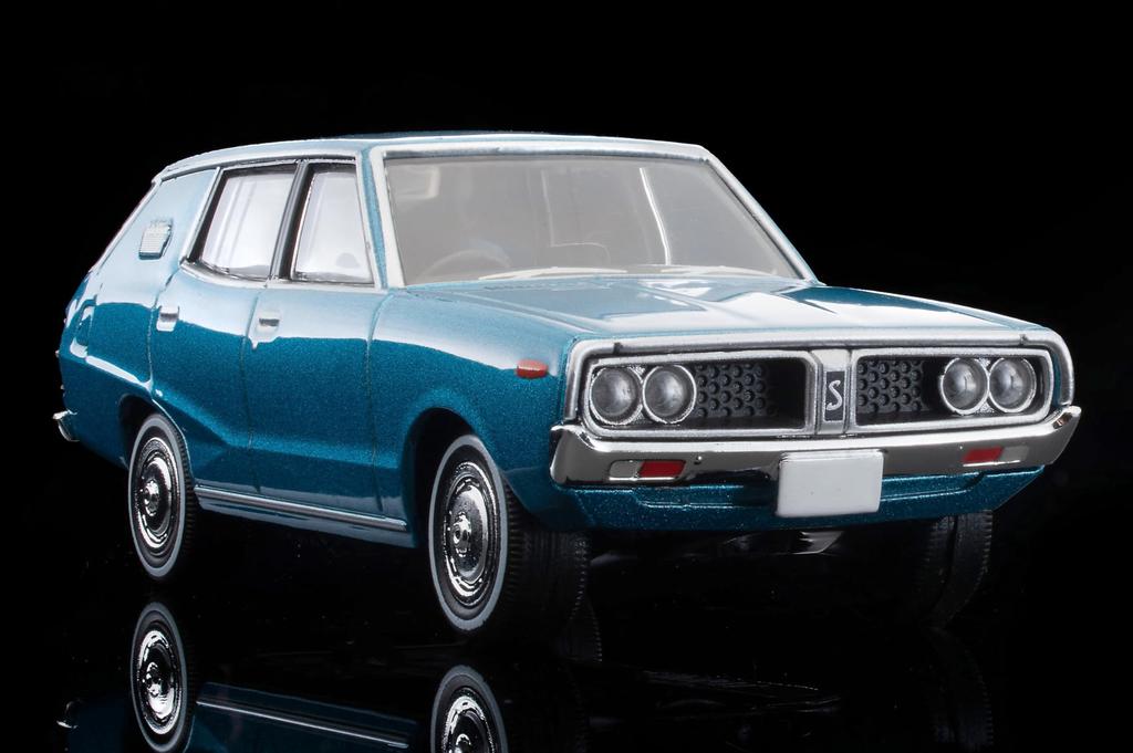 TOMYTEC Tomica Limited Vintage Neo LV-N55b Nissan Skyline Wagon 1800 Sporty GL Blue 1972 Model (Finished Product) 334415
