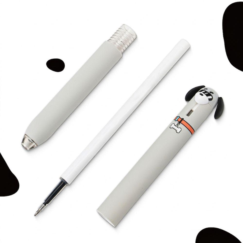Anti Slip Silicone Grip Cute Dog Gel Pen 0.5mm ST Tip Student Gel Pen  School Supplies