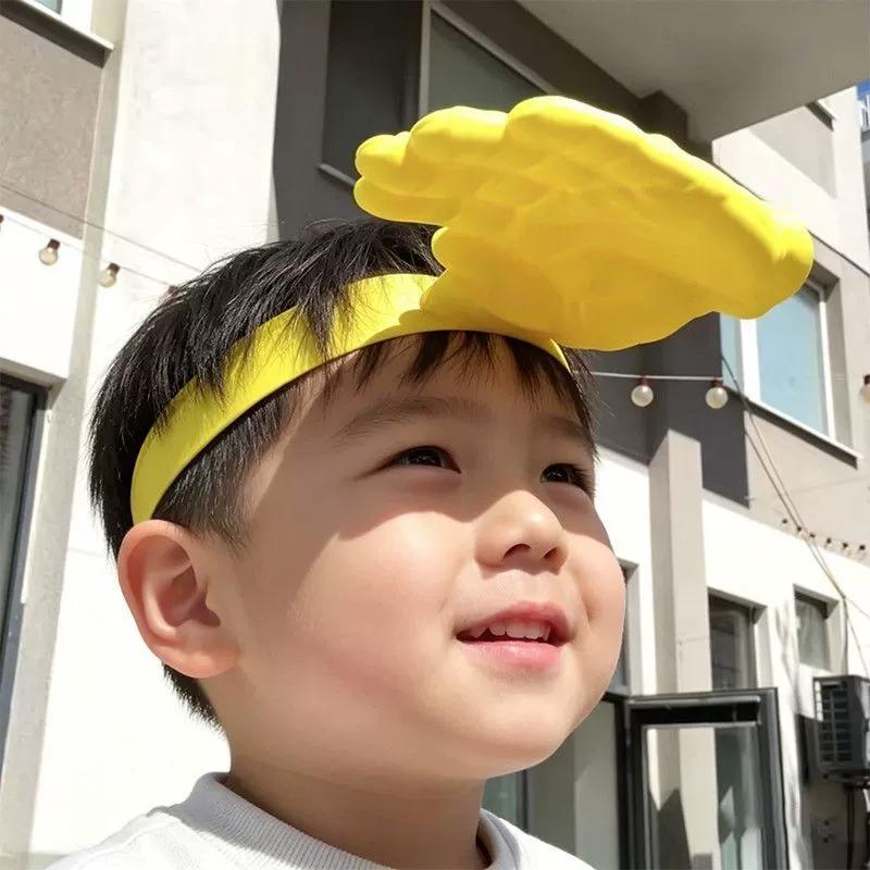 

Funny Hand Sun Visor Hat Novelty 3D Palm Shape Sunshade Headband Creative Sun Cap For Summer Beach Party Outdoor Unisex Gag Gift жёлтый