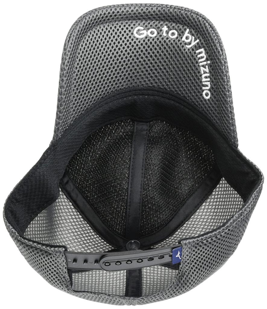 Outdoor Wear Double Russell Cap Breathable go to by B2JWA002 Charcoal Free Size [Mizuno] Men's
