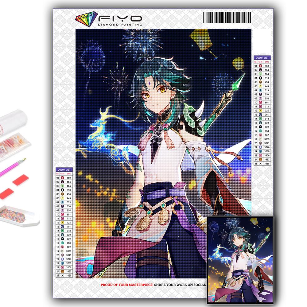 Diamond Painting Genshin Diamond Mosaic Craft Diamond Embroidery Painting