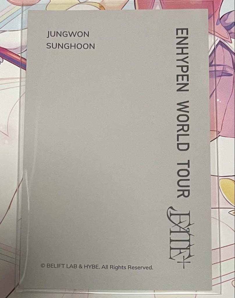 [USED] ENHYPEN US Exclusive Trading Cards Sung Hoon and Jung Won