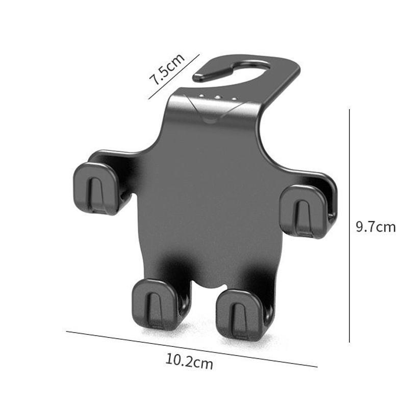 Car Seat Headrest Hook Hanger Storage Organizer For Handbag Purse Coat For Porsche Cayenne Panamera Macan Boxster 911 Carrera-GT OS3