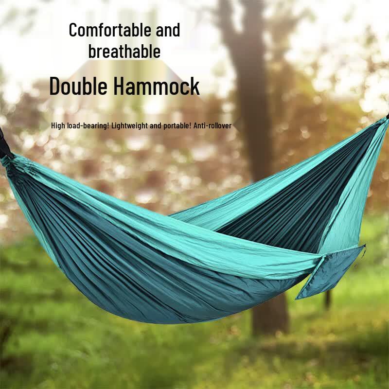 Makizaza Portable Parachute Fabric Double Hammock