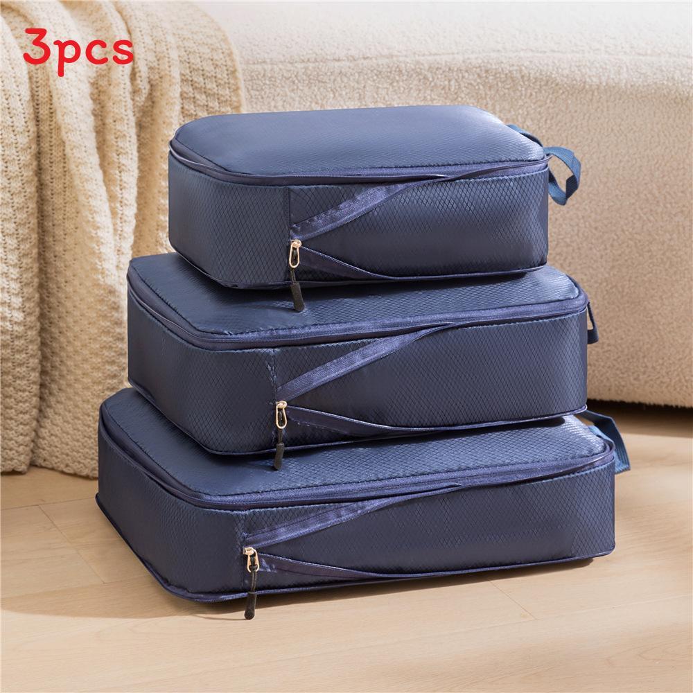 Travel Storage Set With Compression Bags For Clothes And Shoes For Efficient Packing