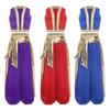 Boys Arab Prince Cosplay Costume Loose Vest Metallic Shiny Patchwork Bloomers Harem Pants Set